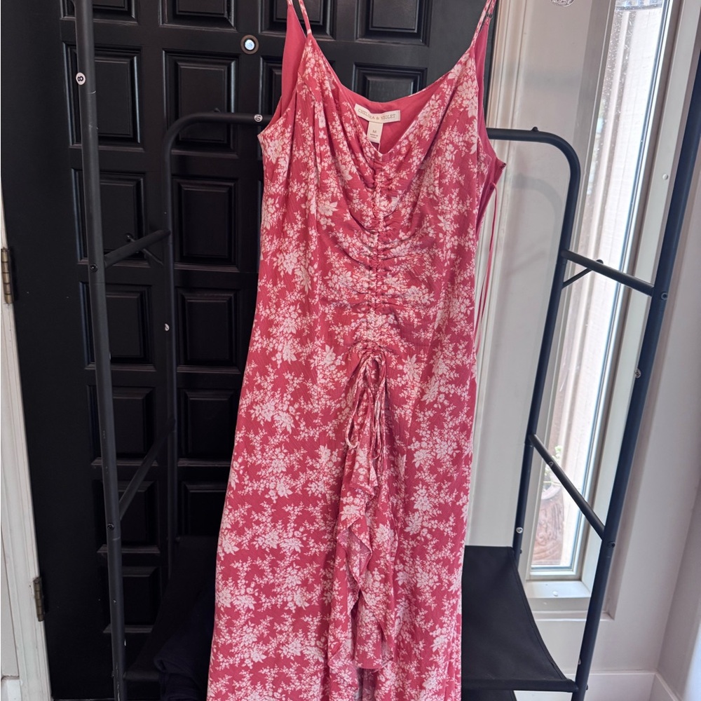 Chelsea & Violet Floral Salmon Color dress